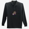 Long Sleeve Silk Touch Polo with Pocket Thumbnail