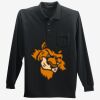 Long Sleeve Silk Touch Polo with Pocket Thumbnail