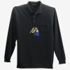 Long Sleeve Silk Touch Polo with Pocket Thumbnail