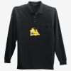 Long Sleeve Silk Touch Polo with Pocket Thumbnail