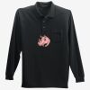Long Sleeve Silk Touch Polo with Pocket Thumbnail