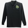 Long Sleeve Silk Touch Polo with Pocket Thumbnail