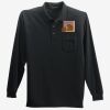 Long Sleeve Silk Touch Polo with Pocket Thumbnail
