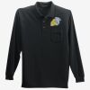 Long Sleeve Silk Touch Polo with Pocket Thumbnail