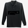 Long Sleeve Silk Touch Polo with Pocket Thumbnail