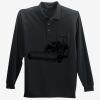Long Sleeve Silk Touch Polo with Pocket Thumbnail