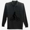 Long Sleeve Silk Touch Polo with Pocket Thumbnail