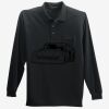 Long Sleeve Silk Touch Polo with Pocket Thumbnail