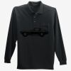 Long Sleeve Silk Touch Polo with Pocket Thumbnail