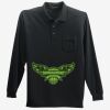 Long Sleeve Silk Touch Polo with Pocket Thumbnail