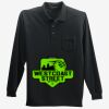 Long Sleeve Silk Touch Polo with Pocket Thumbnail