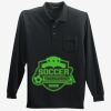 Long Sleeve Silk Touch Polo with Pocket Thumbnail