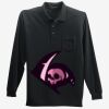 Long Sleeve Silk Touch Polo with Pocket Thumbnail