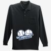 Long Sleeve Silk Touch Polo with Pocket Thumbnail