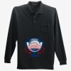 Long Sleeve Silk Touch Polo with Pocket Thumbnail
