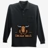 Long Sleeve Silk Touch Polo with Pocket Thumbnail