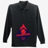 Long Sleeve Silk Touch Polo with Pocket Thumbnail