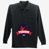 Long Sleeve Silk Touch Polo with Pocket Thumbnail