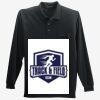 Long Sleeve Silk Touch Polo with Pocket Thumbnail