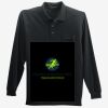 Long Sleeve Silk Touch Polo with Pocket Thumbnail