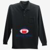 Long Sleeve Silk Touch Polo with Pocket Thumbnail