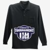 Long Sleeve Silk Touch Polo with Pocket Thumbnail