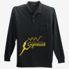 Long Sleeve Silk Touch Polo with Pocket Thumbnail