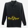 Long Sleeve Silk Touch Polo with Pocket Thumbnail