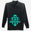 Long Sleeve Silk Touch Polo with Pocket Thumbnail