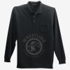 Long Sleeve Silk Touch Polo with Pocket Thumbnail