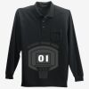 Long Sleeve Silk Touch Polo with Pocket Thumbnail