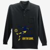 Long Sleeve Silk Touch Polo with Pocket Thumbnail
