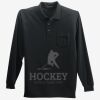 Long Sleeve Silk Touch Polo with Pocket Thumbnail