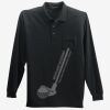 Long Sleeve Silk Touch Polo with Pocket Thumbnail