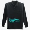 Long Sleeve Silk Touch Polo with Pocket Thumbnail