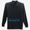 Long Sleeve Silk Touch Polo with Pocket Thumbnail