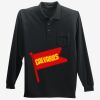Long Sleeve Silk Touch Polo with Pocket Thumbnail