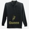 Long Sleeve Silk Touch Polo with Pocket Thumbnail