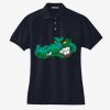 Women's Heavyweight Cotton Pique Polo Thumbnail
