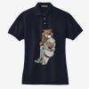 Women's Heavyweight Cotton Pique Polo Thumbnail