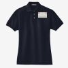 Women's Heavyweight Cotton Pique Polo Thumbnail