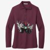 Women's Silk Touch Long Sleeve Polo Thumbnail