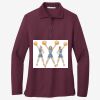 Women's Silk Touch Long Sleeve Polo Thumbnail