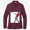 Women's Silk Touch Long Sleeve Polo Thumbnail