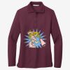 Women's Silk Touch Long Sleeve Polo Thumbnail