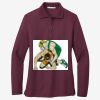 Women's Silk Touch Long Sleeve Polo Thumbnail