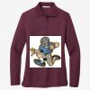Women's Silk Touch Long Sleeve Polo Thumbnail