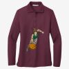 Women's Silk Touch Long Sleeve Polo Thumbnail