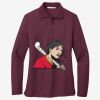 Women's Silk Touch Long Sleeve Polo Thumbnail