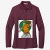 Women's Silk Touch Long Sleeve Polo Thumbnail